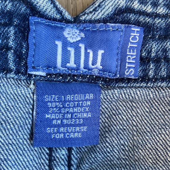 3 pair jeans & 1 short lot lilu brand size 1 elite jeans size 11/11 apt 9 size 6 - Picture 5 of 16